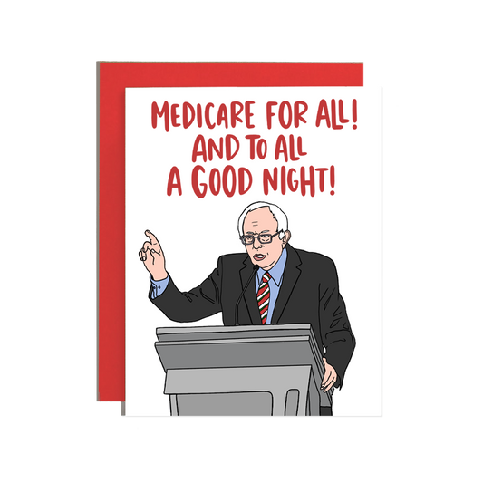 Bernie Sanders Medicare for All Holiday Card