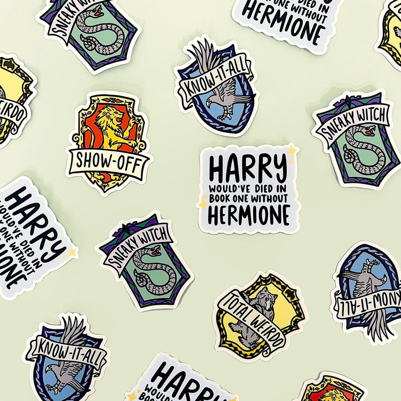 HP "Total Weirdo" Sticker
