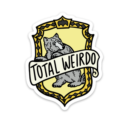 Total Weirdo Sticker