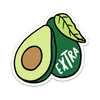 Avocado Extra Sticker