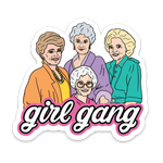 Golden Gals Girl Gang Sticker