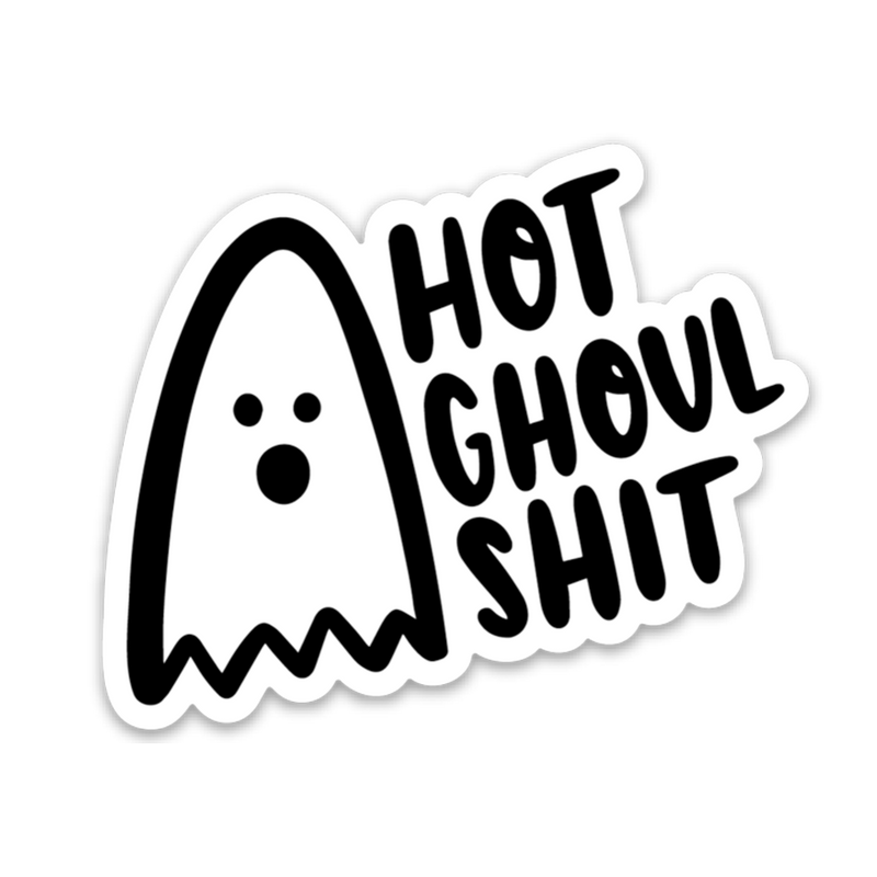 Hot Ghoul Shit Ghost Sticker