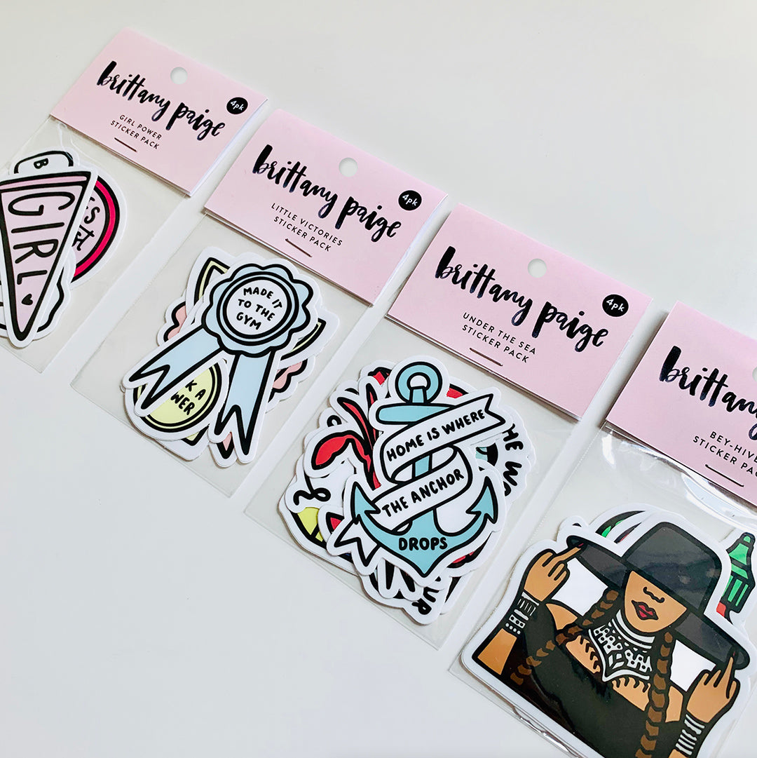 Little Victories Sticker Pack – Brittany Paige