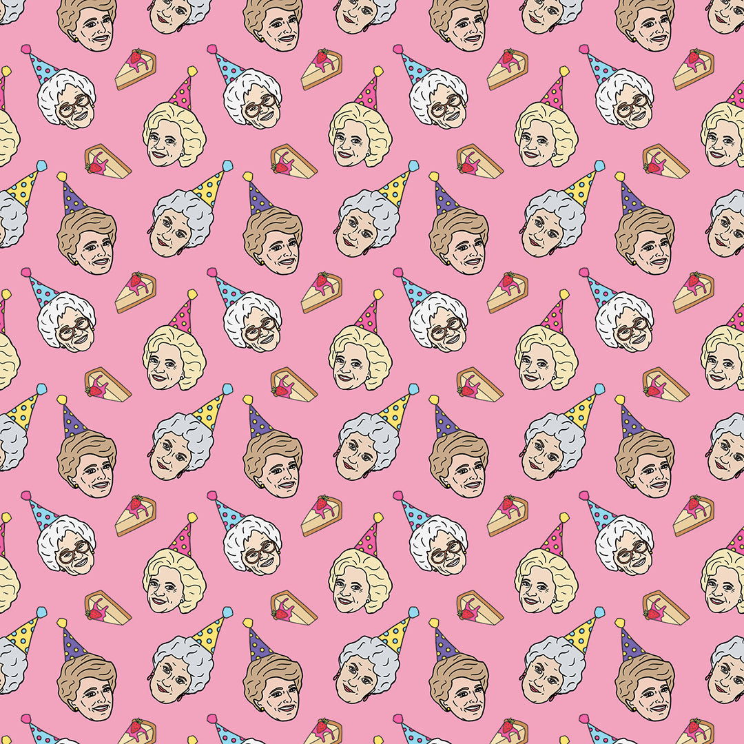 Girl birthday wrapping store paper