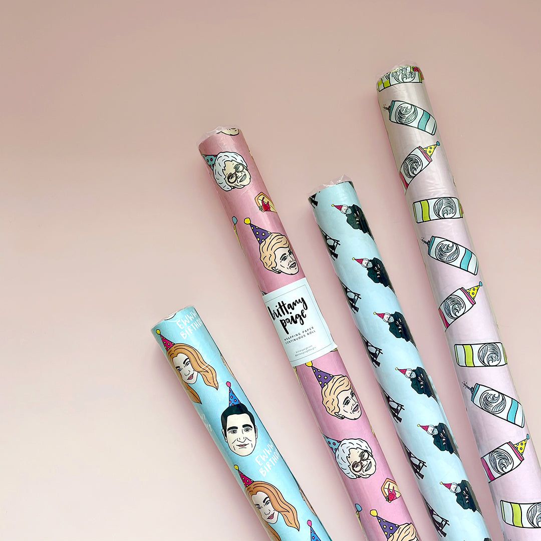 Boss Babe Knuckles Wrapping Paper